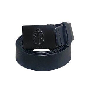NAUTICA VOYAGE  83 Anchor LEATHER  BELT  in Black Size 34-36